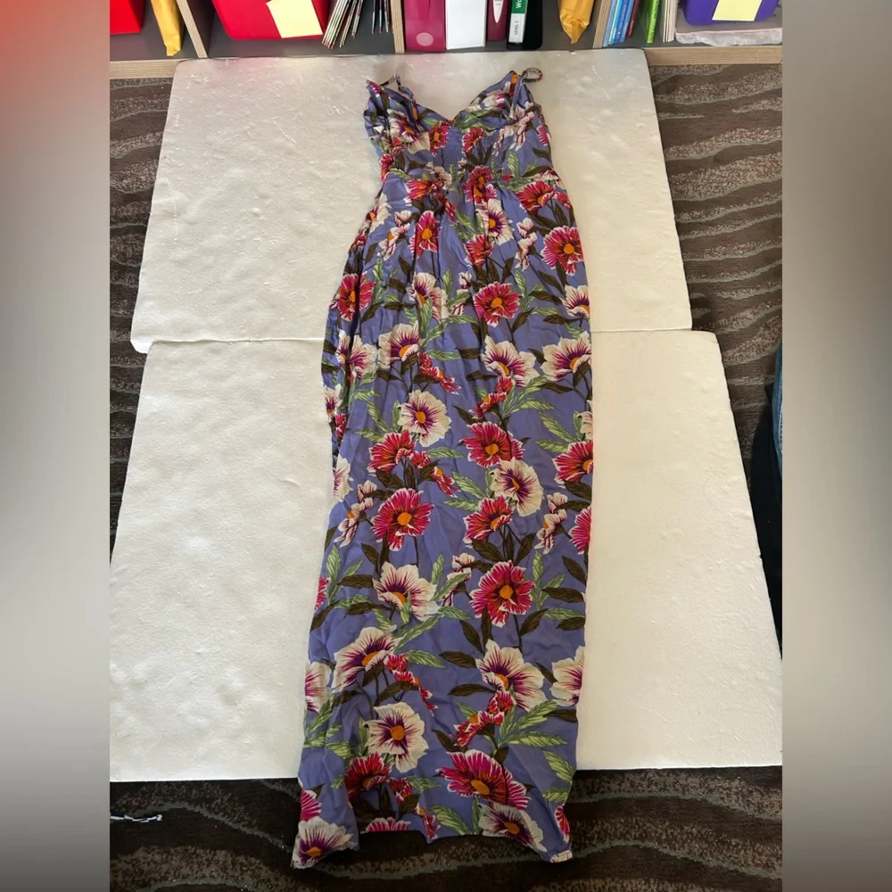 L*space riptide high low slip knot maxi dress lost in Ibiza purple floral print - Picture 12 of 13